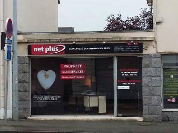 Façade de l'agence de nettoyage Net Plus à Lorient